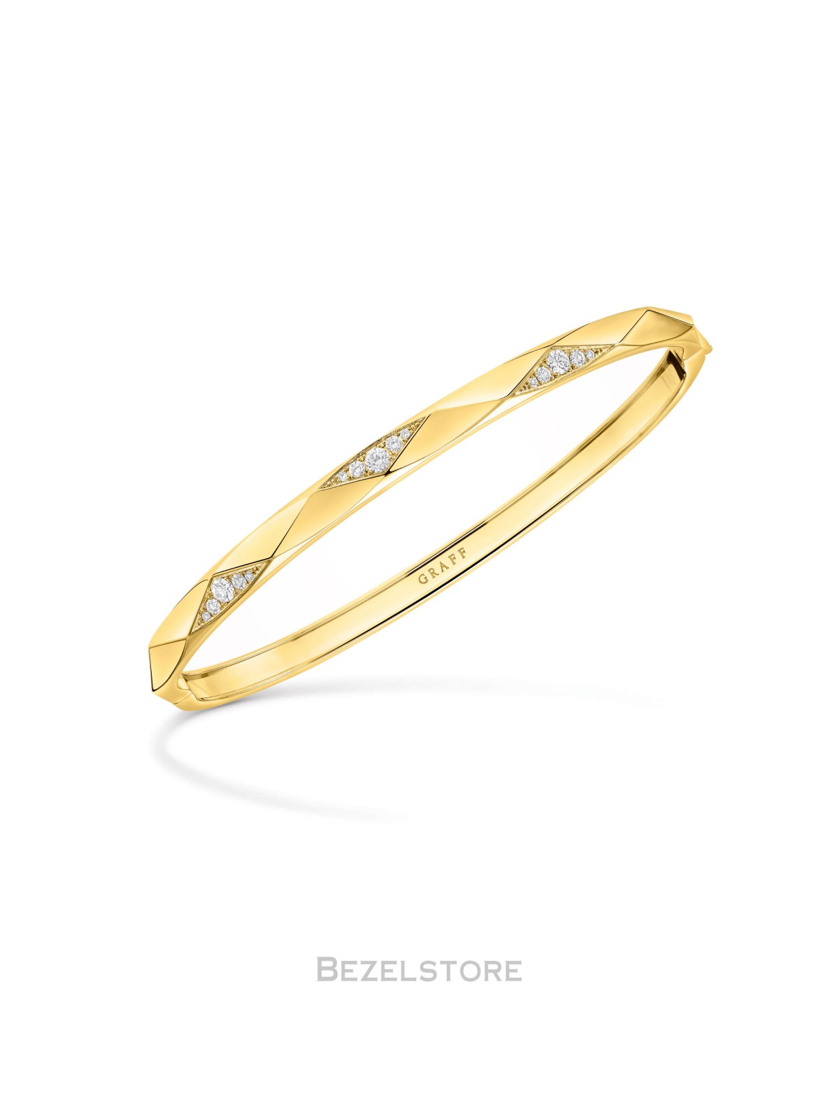 Браслет Graff Laurence Graff Signature Faceted Pave Diamond Bangle RGB696