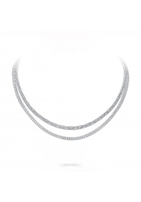Колье Graff Laurence Graff Signature Faceted Double-Strand Chain Necklace RGN1048