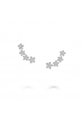 Серьги Graff Wild Flower Petite Pave Diamond Ear Climbers RGE1896