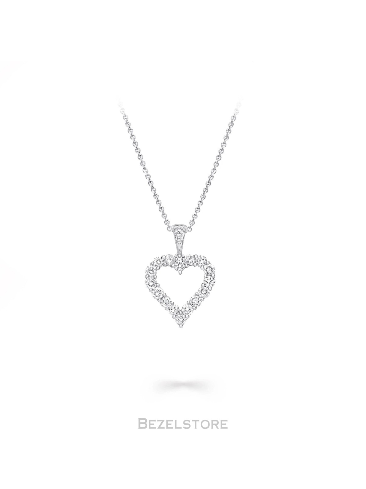 Подвеска Graff Classic Diamond Heart Silhouette Pendant RGP048