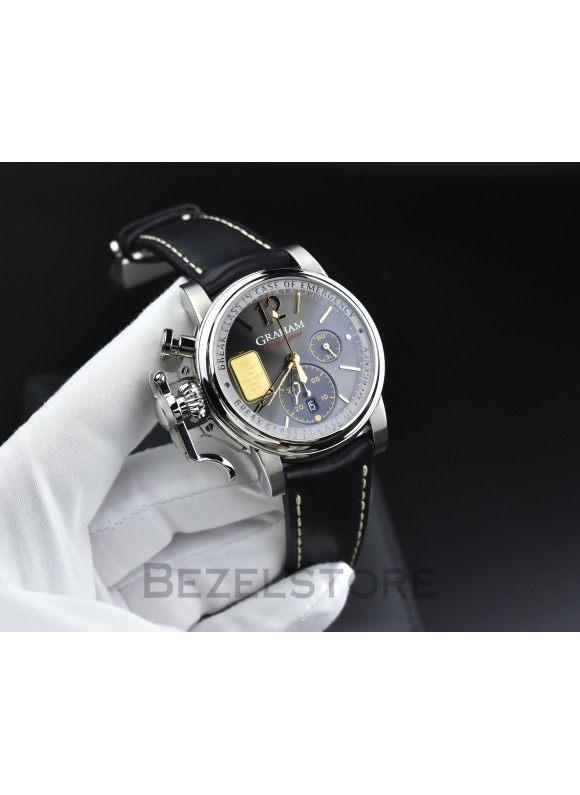 Graham Chronofighter Emegrency Gold 44 mm 2CVAS.A03A.129B