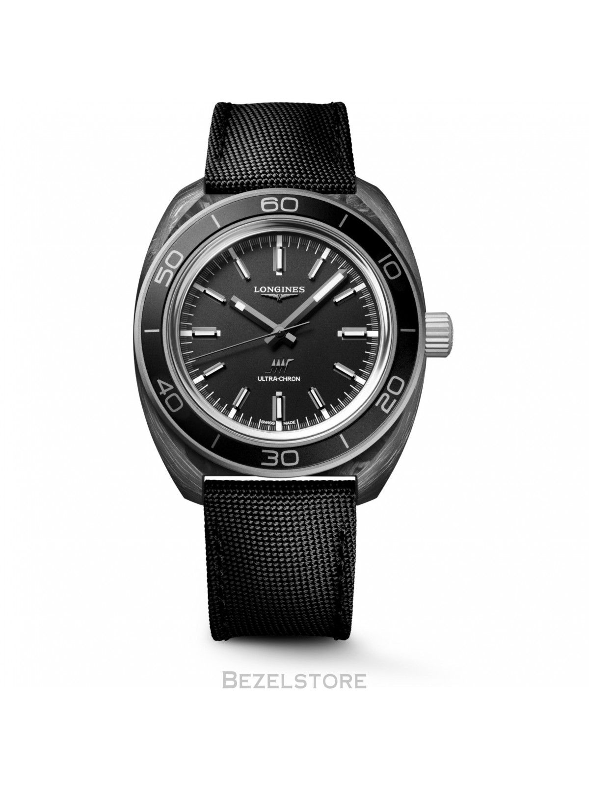 Longines Heritage Ultra-Chron Carbon 43 mm L2.839.4.52.2