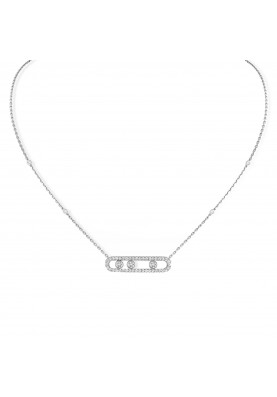 Колье Messika Move Pave 03994-WG