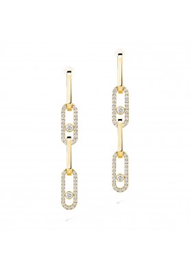 Серьги Messika Move Link Transformable Earrings 13678-YG