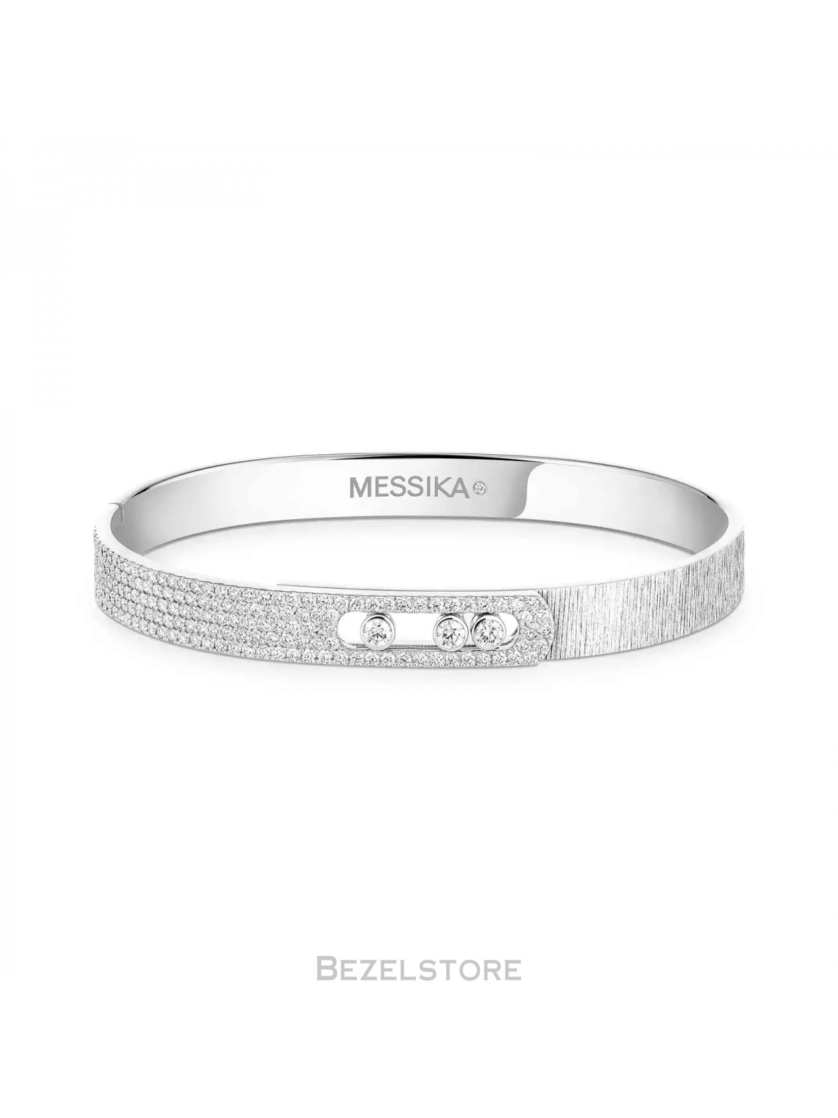 Браслет Messika Move Noa Cisele Semi-Pave Bangle 14501-WG