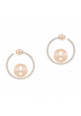 Серьги Messika Creoles Lucky Move SM 07515-PG