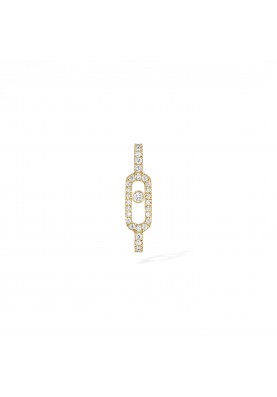 Серьга Messika Move Uno Pave Mono Earring 10007-YG