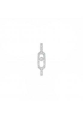 Серьга Messika Move Uno Pave Mono Earring 10007-WG