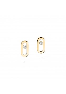 Серьги Messika Gold Move Uno Stud Earrings 12305-YG