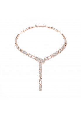 Колье Messika Imperial Move LM Pave Tie Necklace 14151-PG