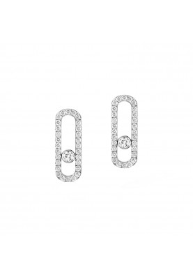 Серьги Messika Move Uno Diamond Pave Earrings 12183-WG
