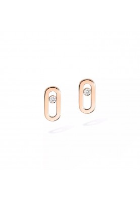 Серьги Messika Gold Move Uno Stud Earrings 12305-PG