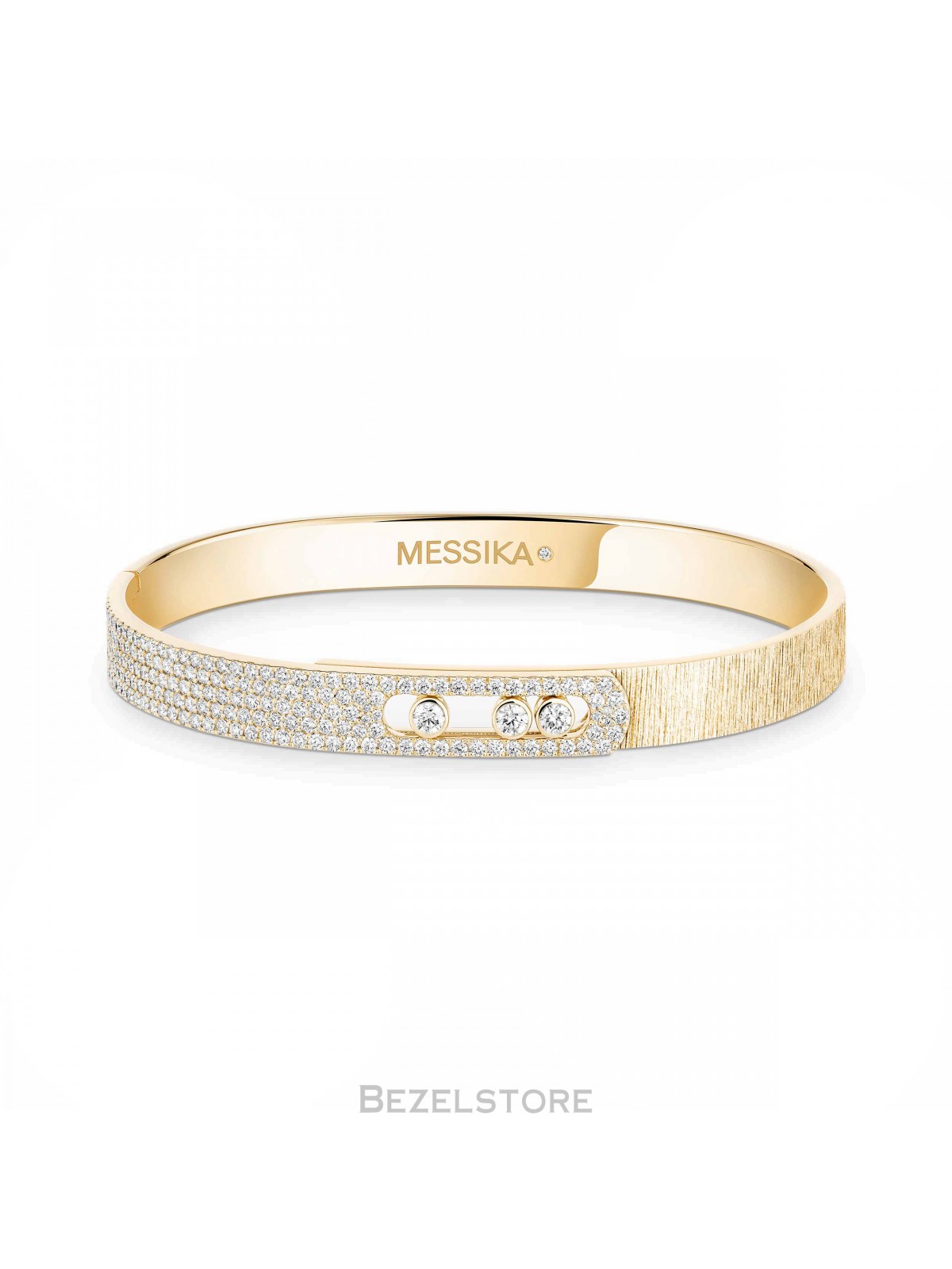 Браслет Messika Move Noa Cisele Semi-Pave Bangle 14501-YG