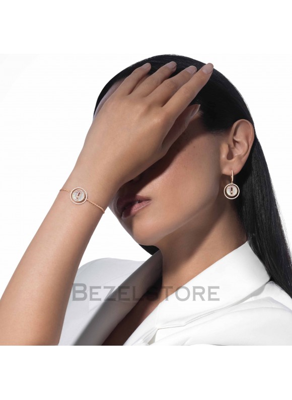 Серьги Messika Lucky Move SM White Mother-of-Pearl 12764-PG