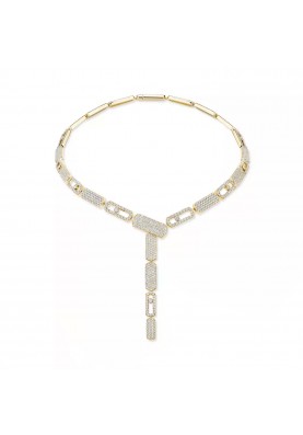 Колье Messika Imperial Move LM Pave Tie Necklace 14151-YG