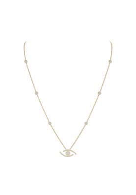 Колье Messika Lucky Eye Diamond Pave Long Necklace 11570-YG