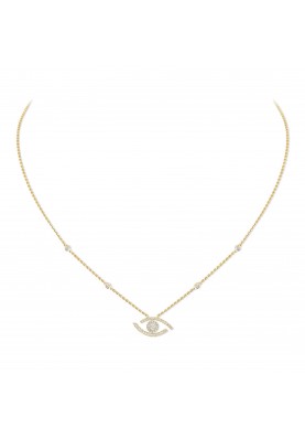 Колье Messika Lucky Eye Pave 07525-YG