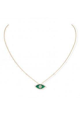 Колье Messika Lucky Eye Malachite 12592-YG