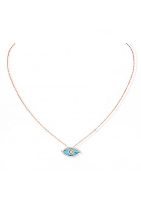 Колье Messika Lucky Eye Turquoise 12952-PG