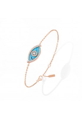 Браслет Messika Lucky Eye Turquoise 12953-PG