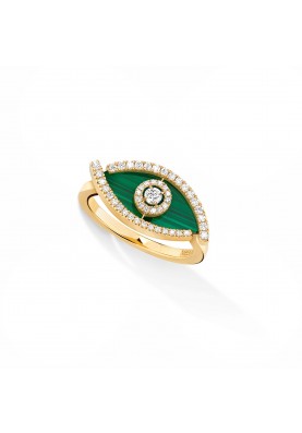 Кольцо Messika Lucky Eye Malachite 12954-YG