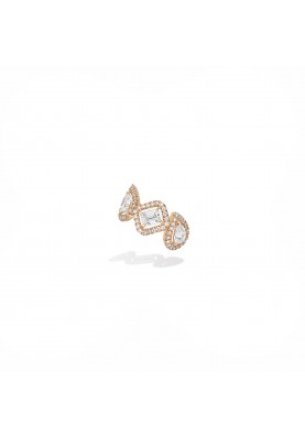Серьга Messika My Twin Mono Earring Middle 3 x 0.10ct 10026-PG