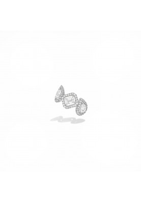 Серьга Messika My Twin Mono Earring Middle 3 x 0.10ct 10026-WG