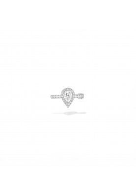 Серьга Messika My Twin Mono Earring Middle Pear Diamond 0.10 ct 10121-WG