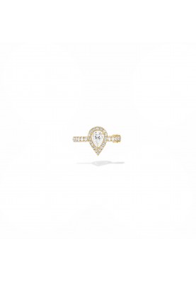 Серьга Messika My Twin Mono Earring Middle Pear Diamond 0.10 ct 10121-YG