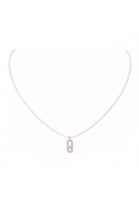 Колье Messika CARE(S) Cream Cord Pave Necklace 14104-PG