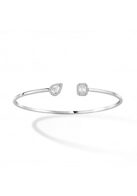 Браслет Messika My Twin Toi & Moi Thin Bangle 0.15 ct x2 07222-WG