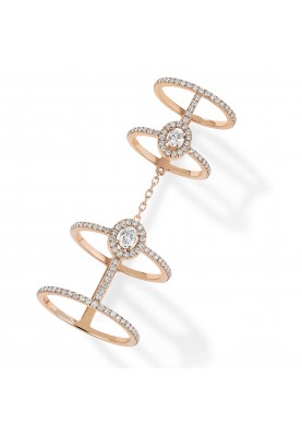 Кольцо Messika Glam'Azone Double Pave 05671-PG