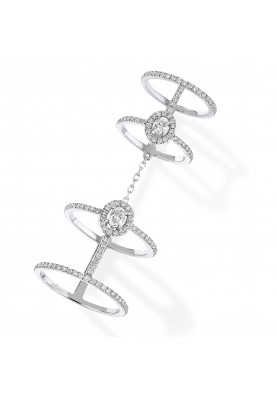 Кольцо Messika Glam'Azone Double Pave 05671-WG
