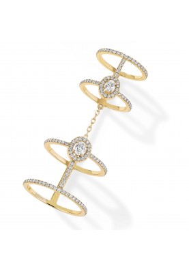 Кольцо Messika Glam'Azone Double Pave 05671-YG