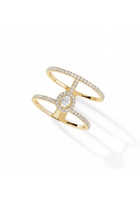 Кольцо Messika Glam'Azone 2 Rows Pave 05237-YG