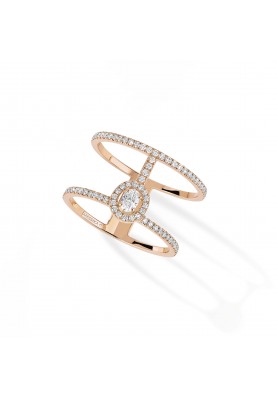 Кольцо Messika Glam'Azone 2 Rows Pave 05237-PG