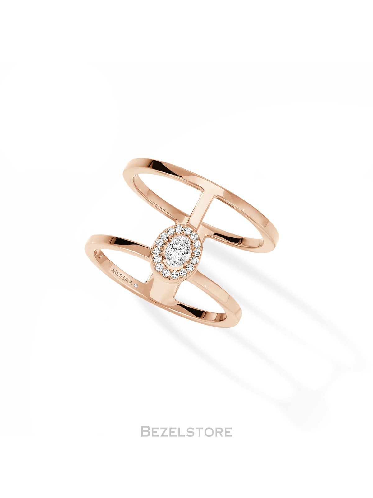 Кольцо Messika Glam'Azone 2 Rows 06173-PG