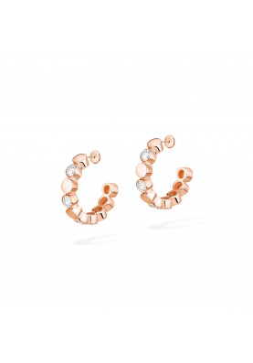 Серьги Messika D-Vibes Mini Hoop Earrings 13450-PG