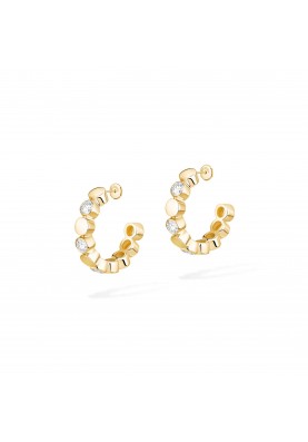 Серьги Messika D-Vibes Mini Hoop Earrings 13450-YG