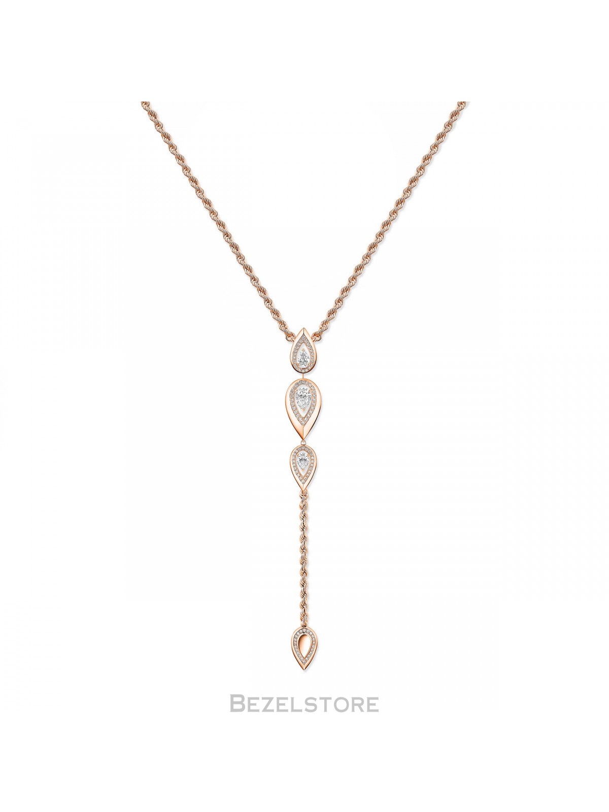 Колье Messika Fiery Tie Necklace 13793-PG