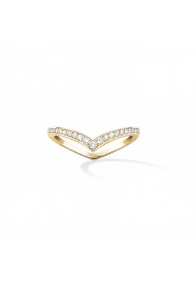 Кольцо Messika Fiery Diamond Pave Wedding Ring 12088-YG