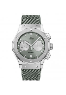 Hublot Classic Fusion Chronograph Titanium Sage Green 45 mm 521.NX.891G.NR