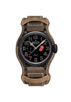 Zenith Pilot Montre d’Aeronef Type 20 GMT Tribute to Rolling Stones 48 mm 96.2435.693/97.C738