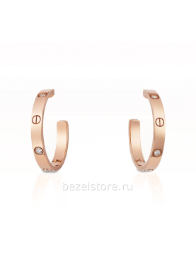 Серьги Cartier Love Earrings B8301433
