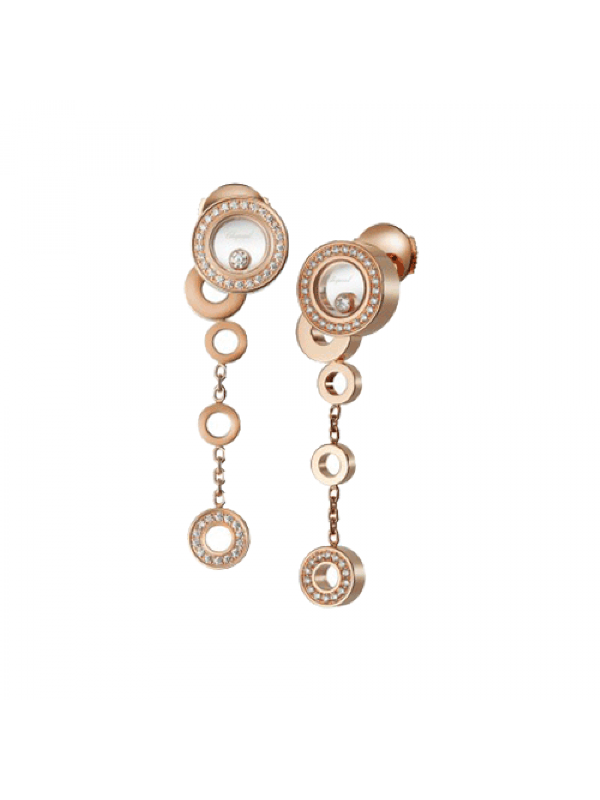 Серьги Chopard Happy Diamonds Happy Bubbles Earrings 836983-5002
