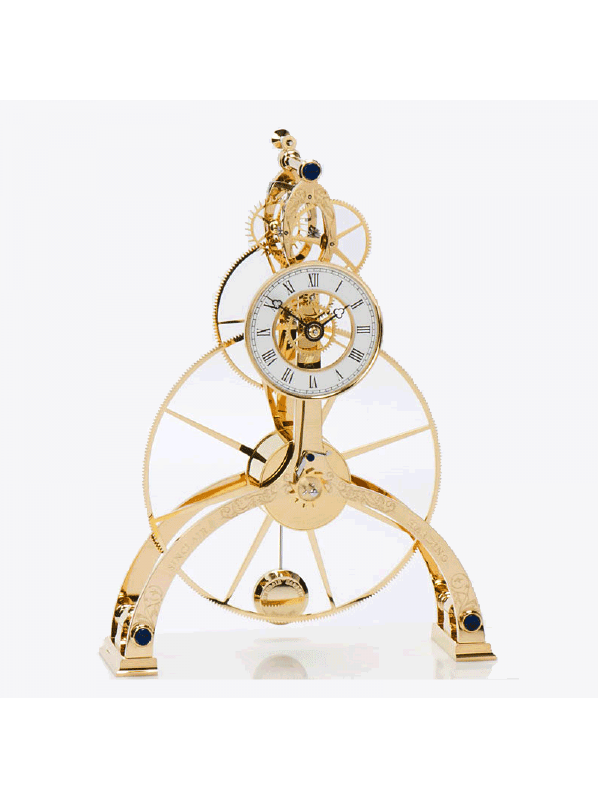 Интерьерные часы Sinclair Harding Great Wheel Skeleton