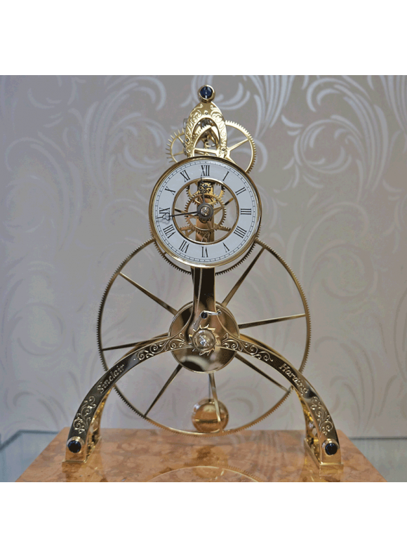 Интерьерные часы Sinclair Harding Great Wheel Skeleton