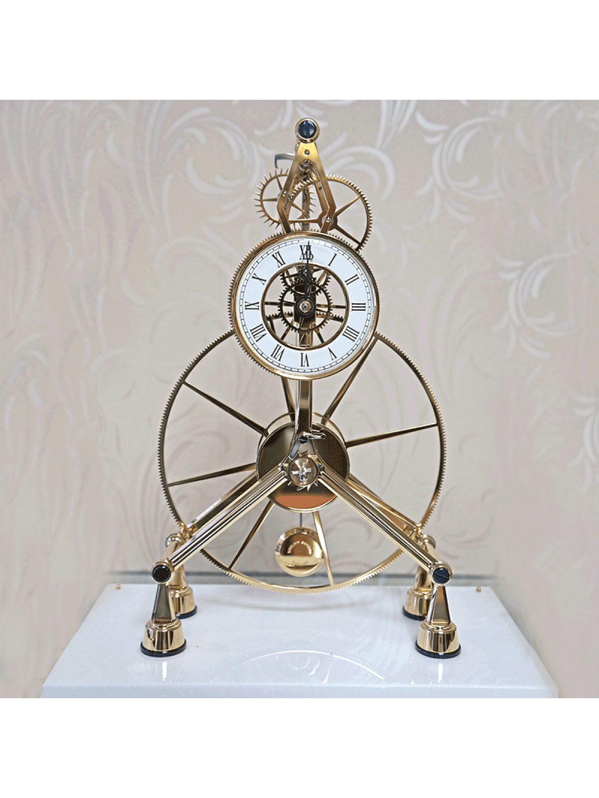 Интерьерные часы Sinclair Harding Great Wheel Skeleton