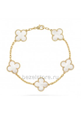 Браслет Van Cleef & Arpels Vintage Alhambra Bracelet 5 Motifs VCARA41800