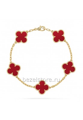 Браслет Van Cleef & Arpels Vintage Alhambra Bracelet 5 Motifs VCARD35500